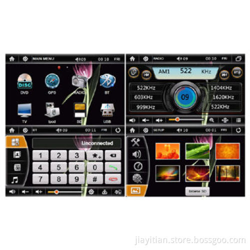8-inch Car Radio Players for Mitsubishi ASX, Supports PIPI/DSP/Bluetooth/TV/GPS/iPod FunctionNew
